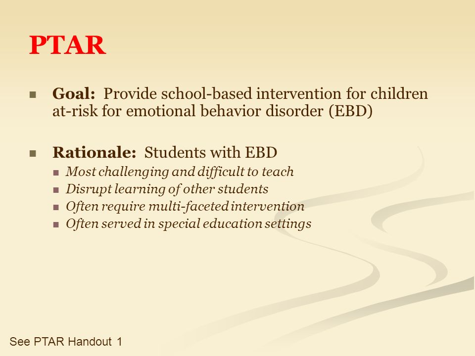 ebd teacher