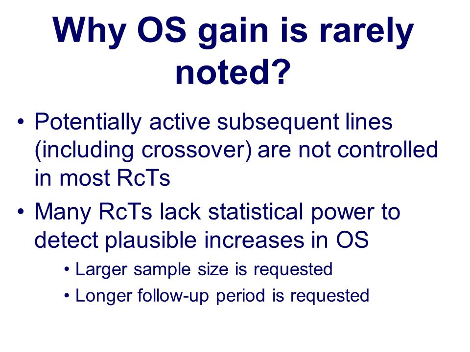 Why OS gain is rarely noted.