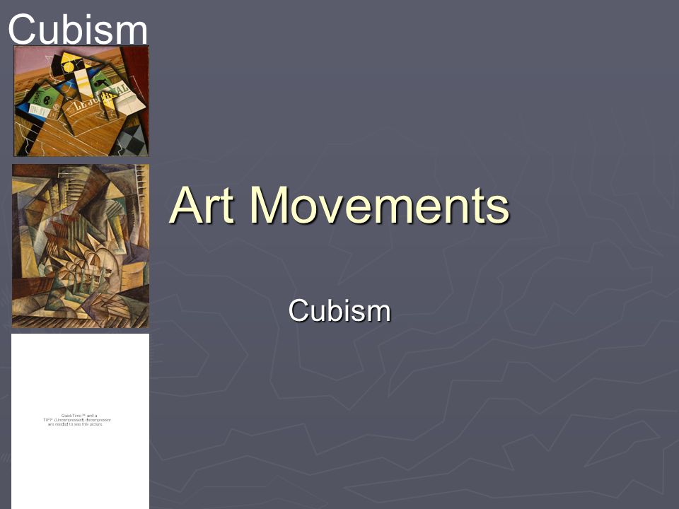 Cubism Art Movements Cubism