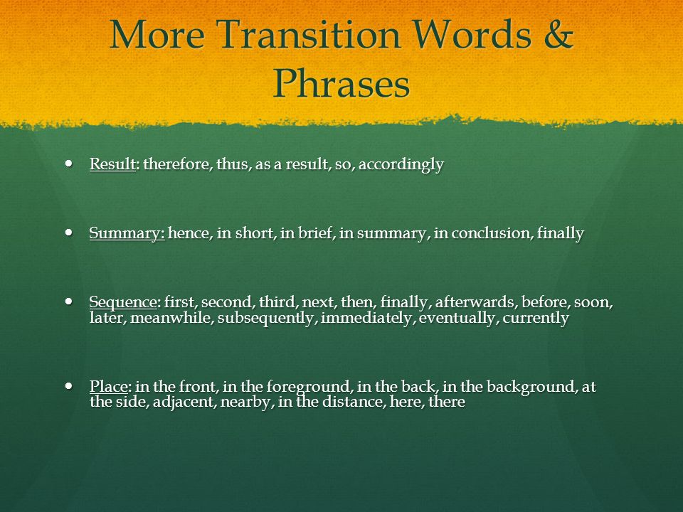 good transitions use essay Do use subordinators to create transitions between paragraphs essay example notice the differences in the following example with and without the transitions:. good transitions use essay Do use subordinators to create transitions between paragraphs essay example notice the differences in the following example with and without the transitions:.