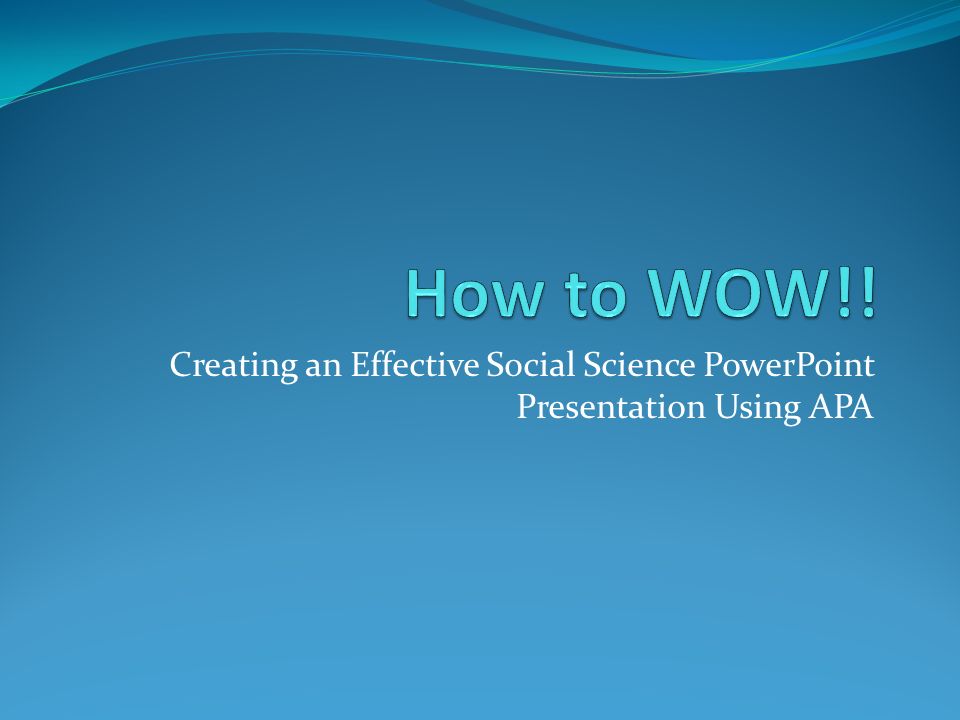 apa power point