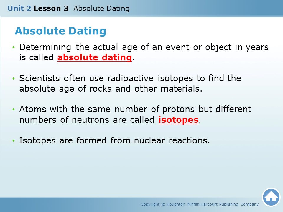 How Do You Use Absolute Dating How Do You Use Absolute Dating