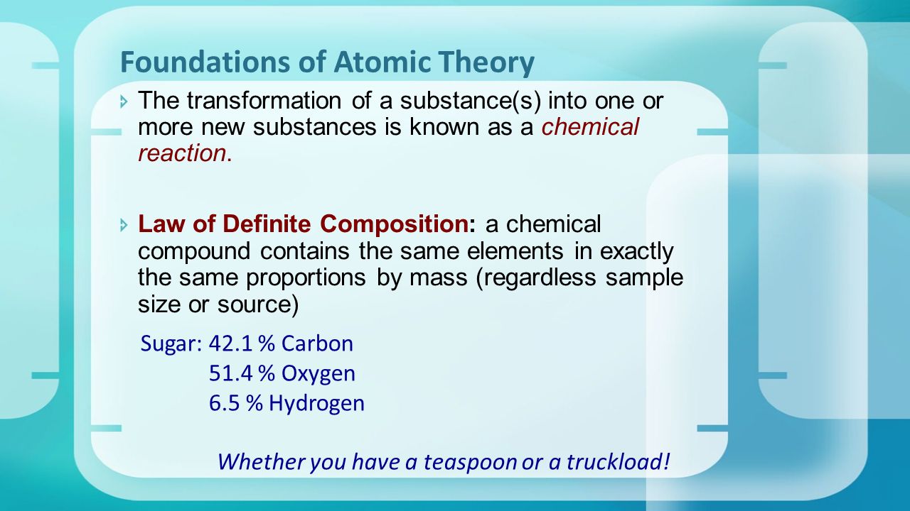  The transformation of a substance(s) into one or more new substances is known as a chemical reaction.