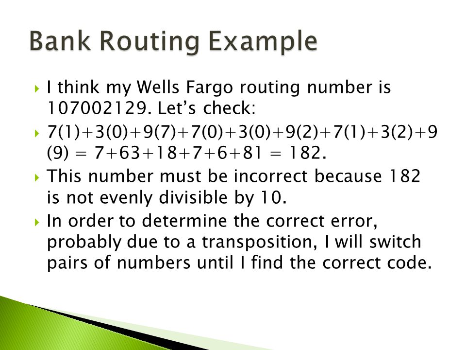  I think my Wells Fargo routing number is
