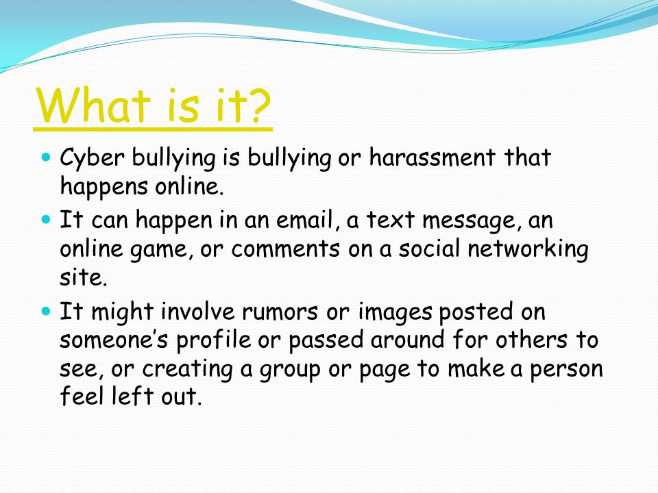 cyber bullying modern day harassment cyber bullying modern day harassment