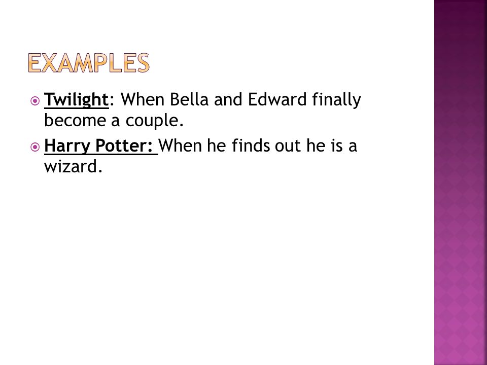  Twilight: When Bella and Edward finally become a couple.