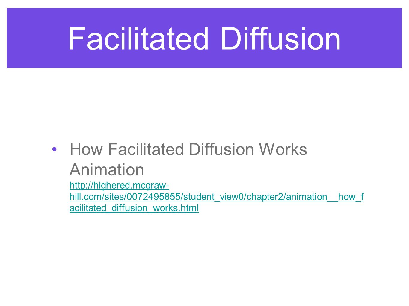 cellular transport chapter ppt download how facilitated diffusion works