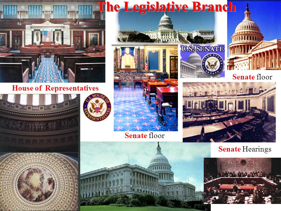 Senate floor House of Representatives Senate Hearings The Legislative Branch Senate floor
