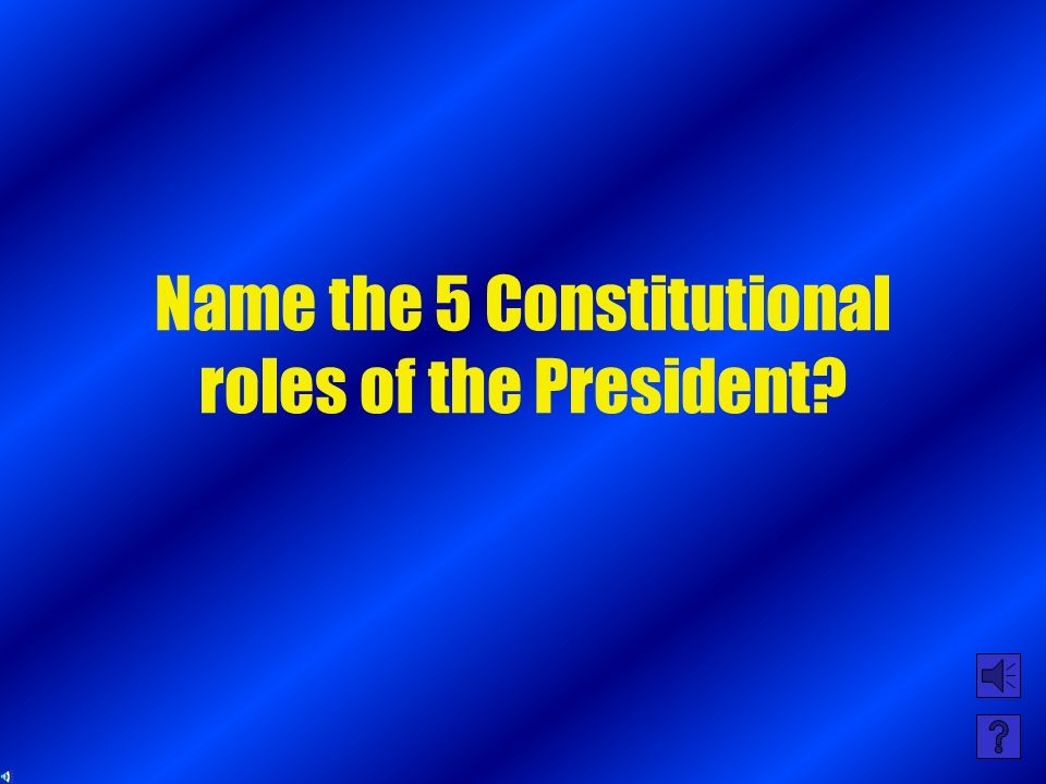 What is the constitutional role of the vice president