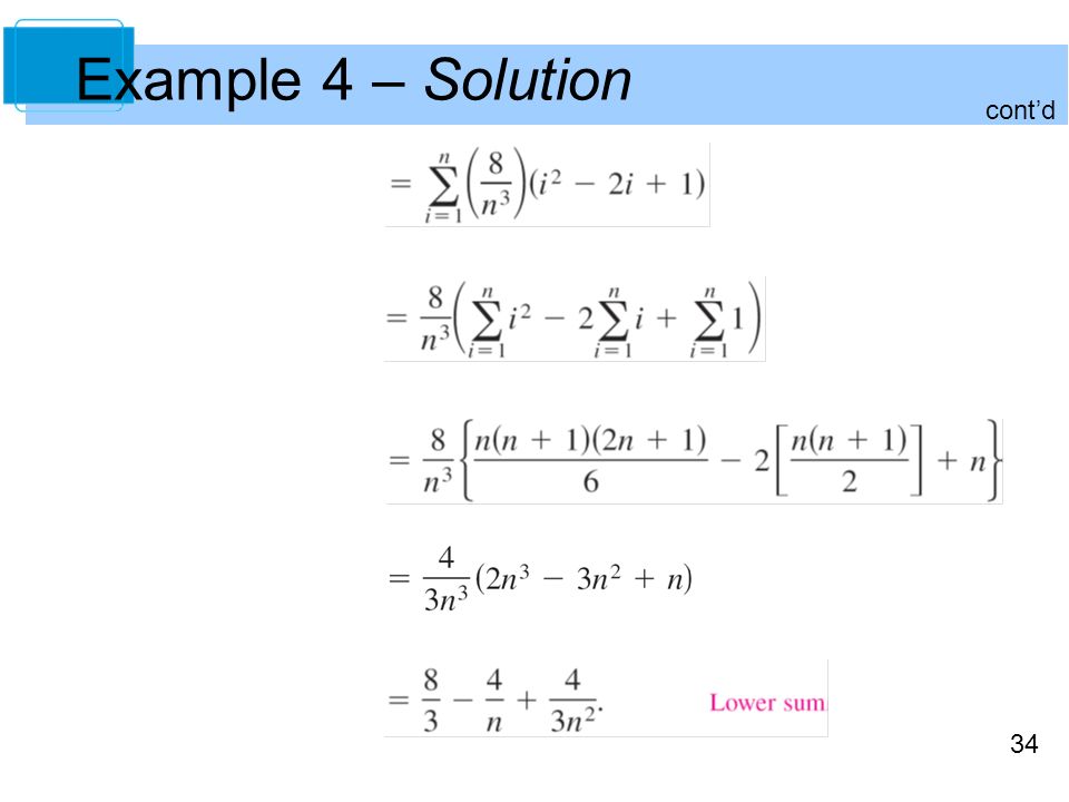 34 Example 4 – Solution cont’d