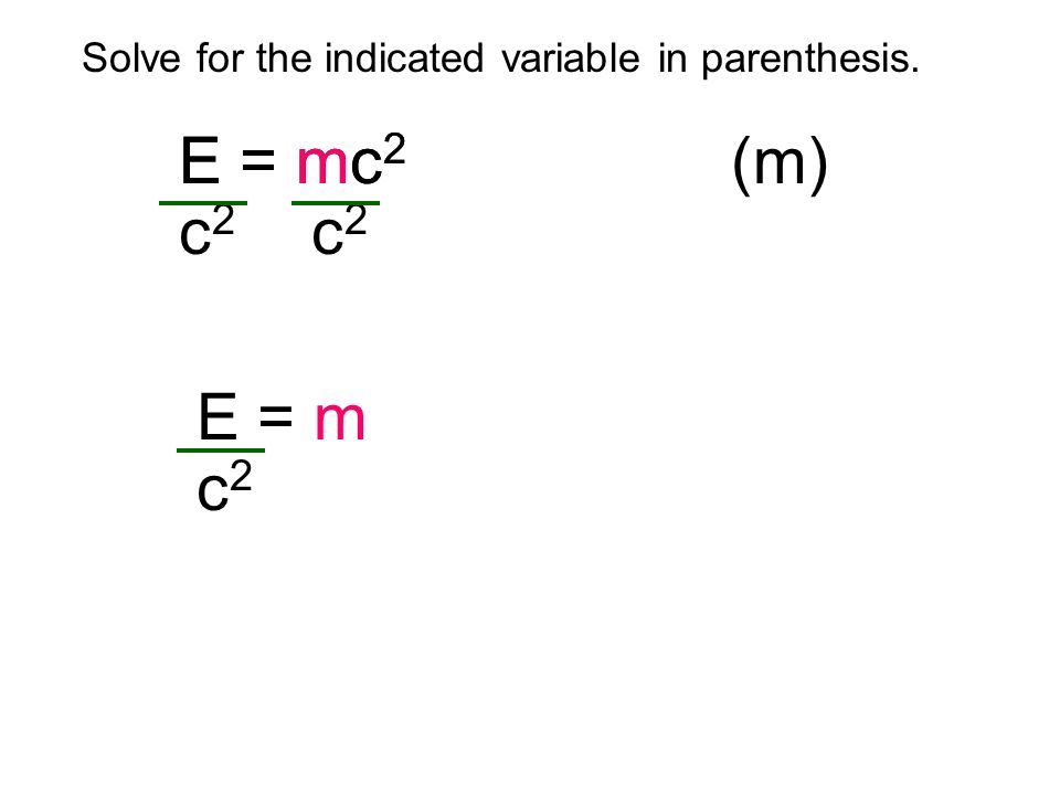 Solve The Equation For Indicated Variable Talkchannels Literal Equations I Can Solve For A Specific Unknown Variable