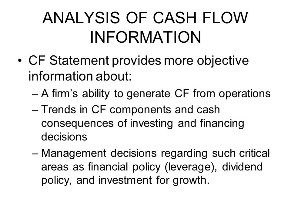 cf statement