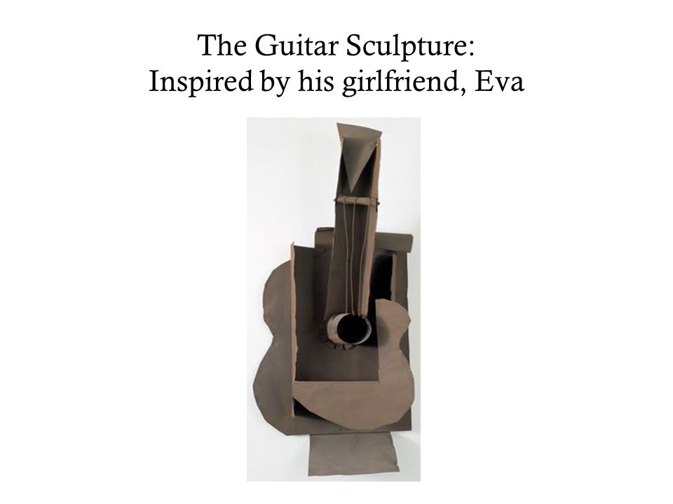 The Guitar Sculpture: Inspired by his girlfriend, Eva