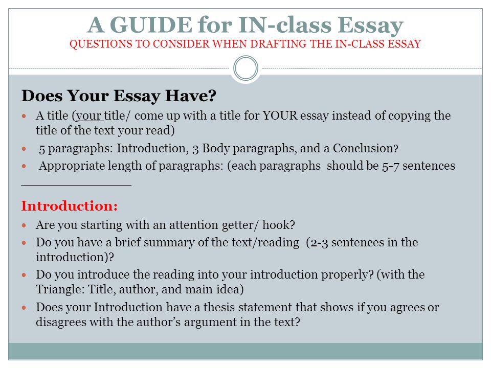 Titles For Essays