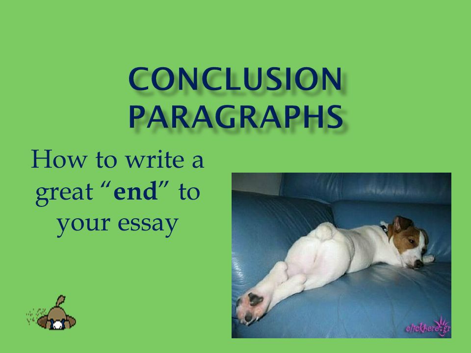 How To Write Conclusion