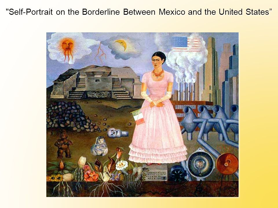 Self-Portrait on the Borderline Between Mexico and the United States