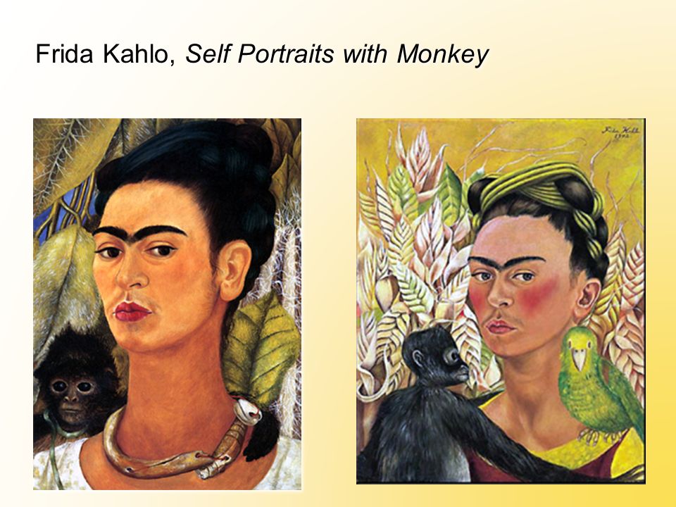 Frida Kahlo, Self Portraits with Monkey
