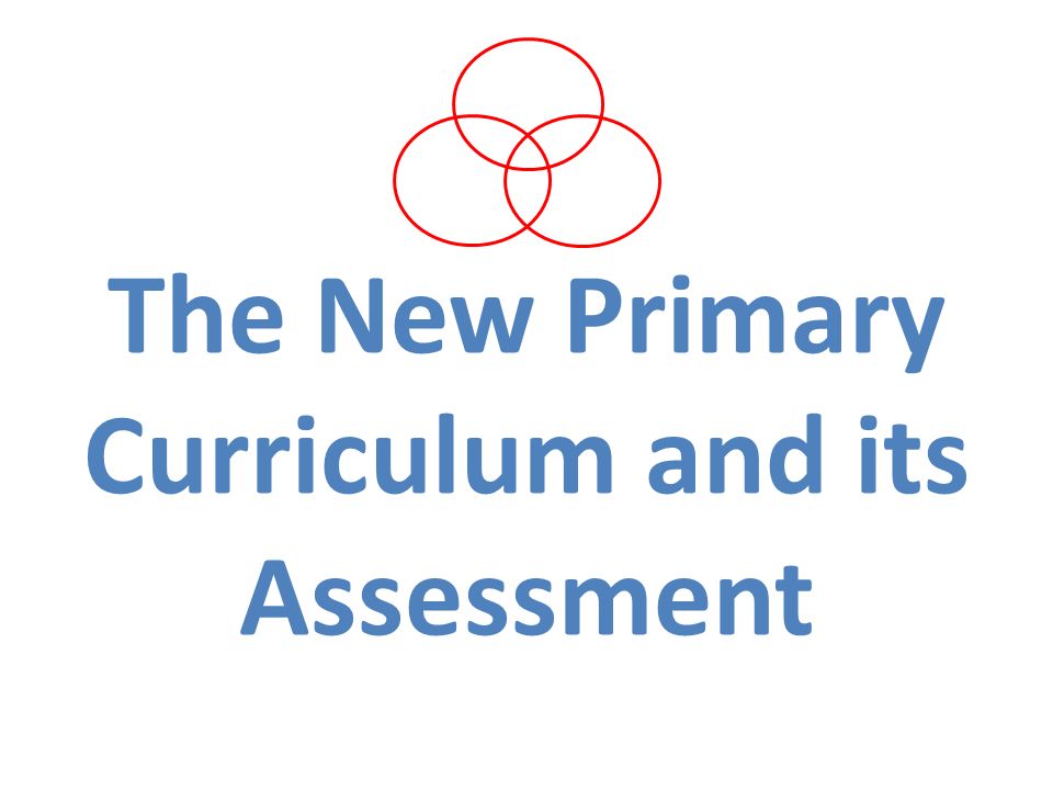 The New Primary Curriculum and its Assessment