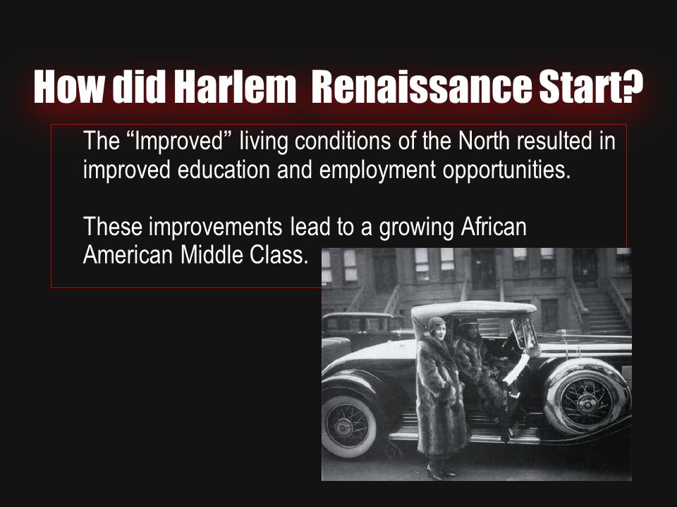 How did Harlem Renaissance Start.