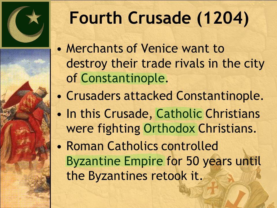 Merchants of Venice want to destroy their trade rivals in the city of Constantinople.