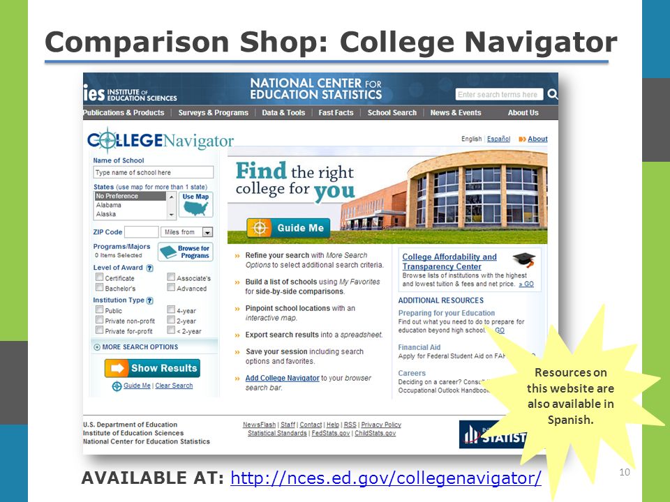 college comparisons website