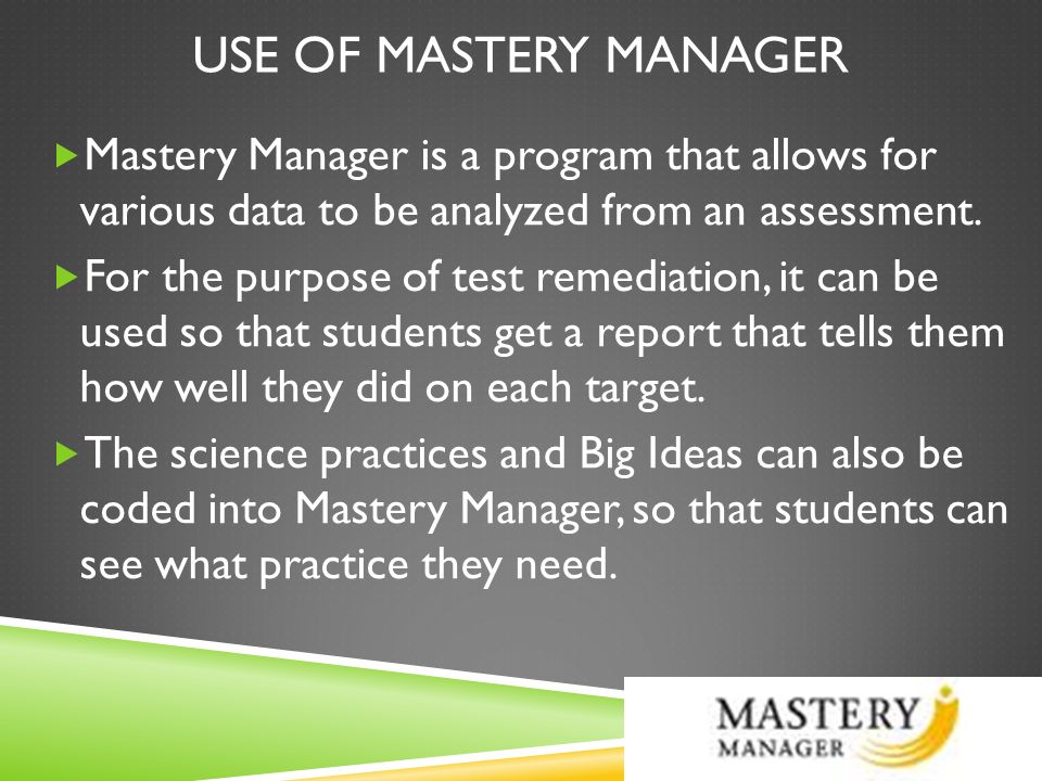 self service learning and remediation helping students take mastery manager