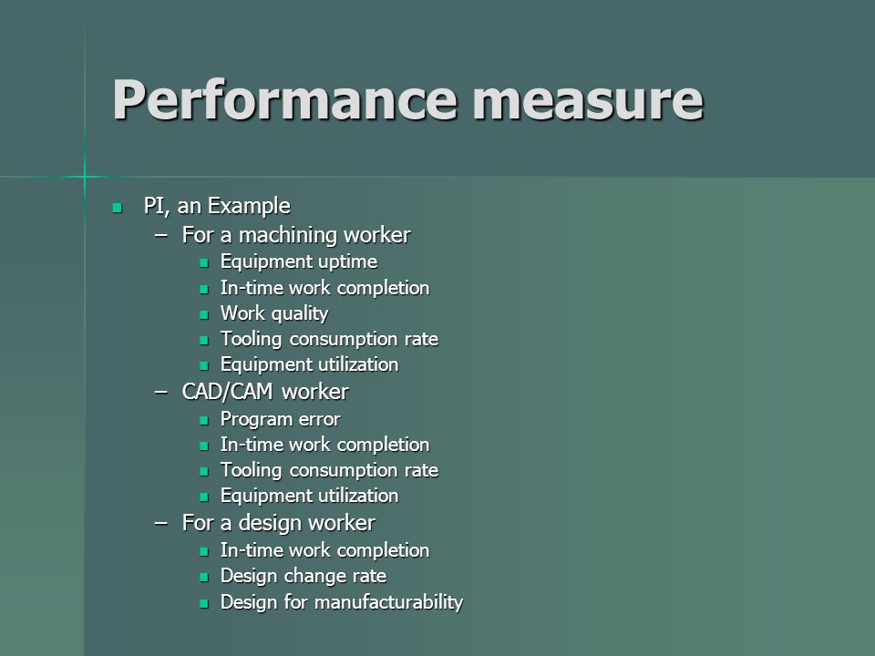 quality of work example