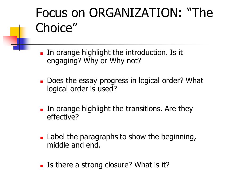 In orange highlight the introduction. Is it engaging.