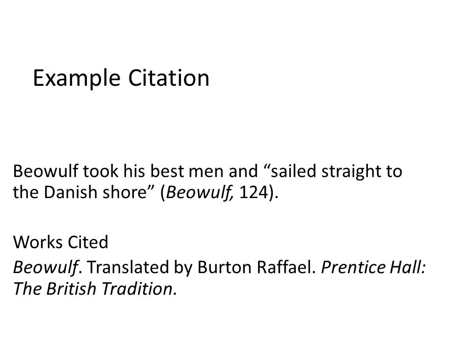research plus academic integrity and avoiding plagiarism ppt download beowulf works cited