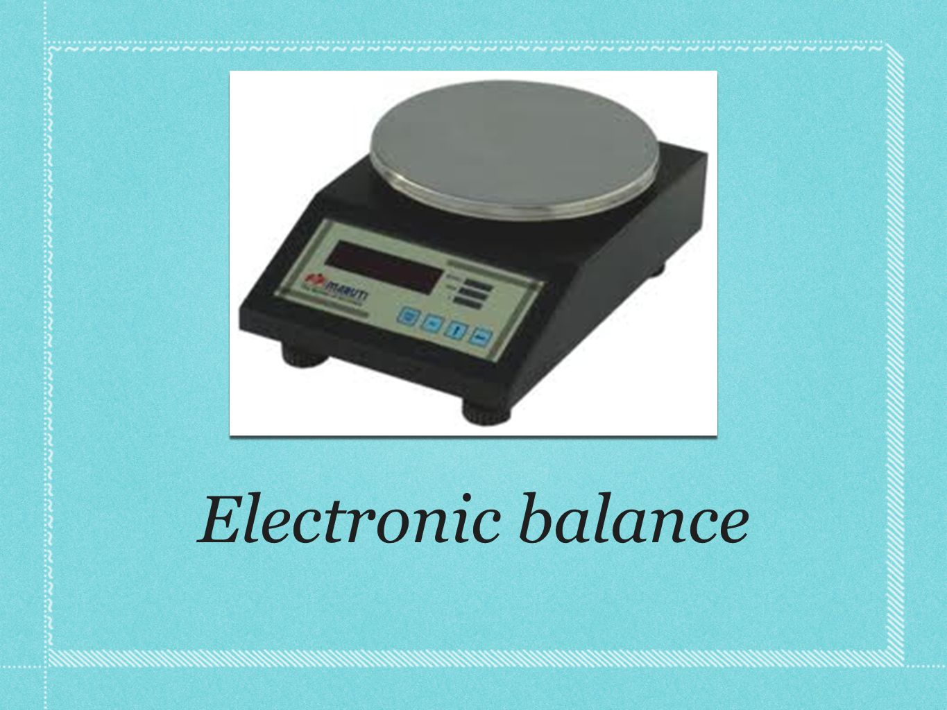 Electronic balance
