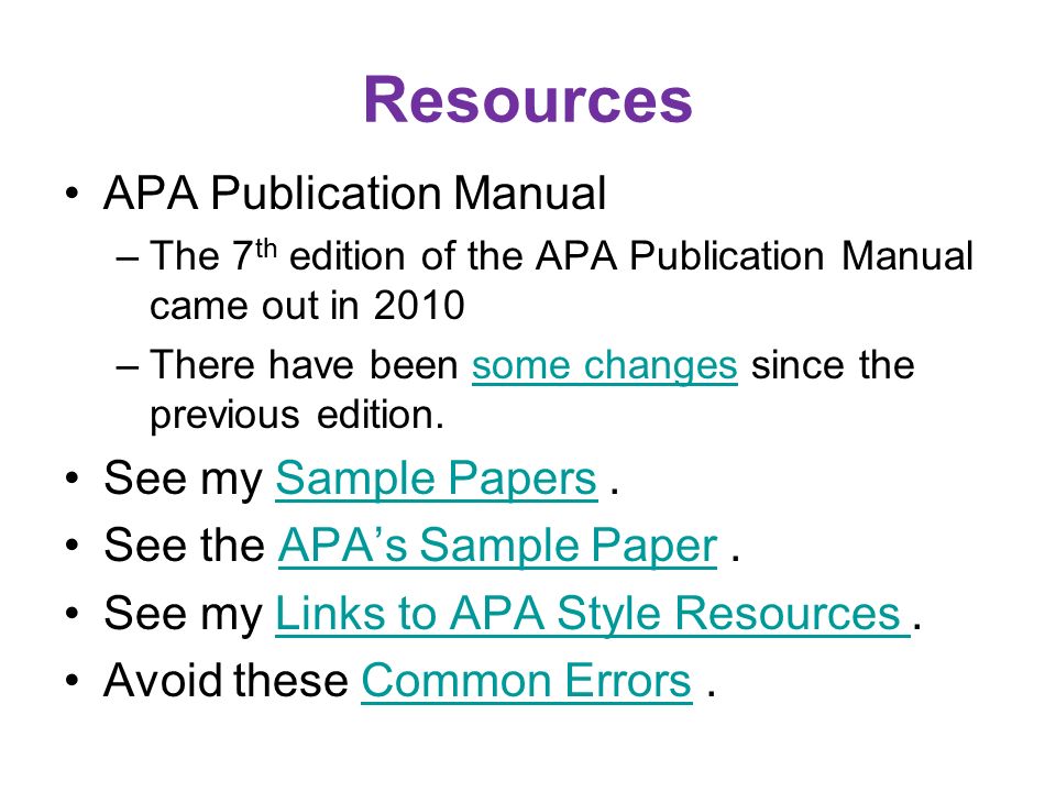apa style 7th edition apa style for research reports college paper