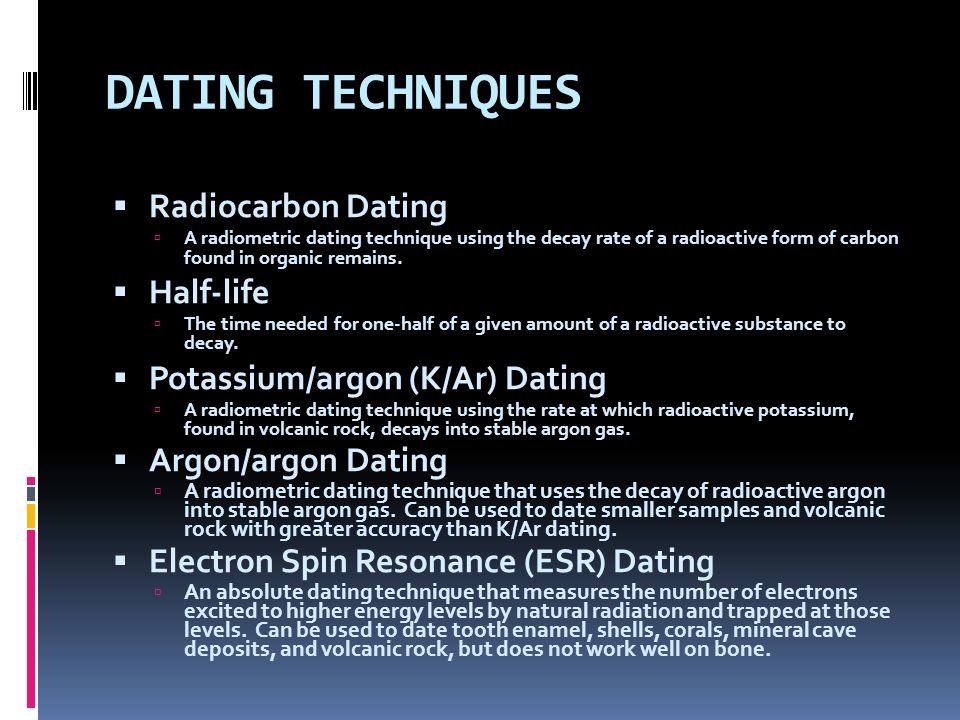 A Radiometric Dating Technique Uses The Decay Of A Radiometric Dating Technique Uses The Decay Of