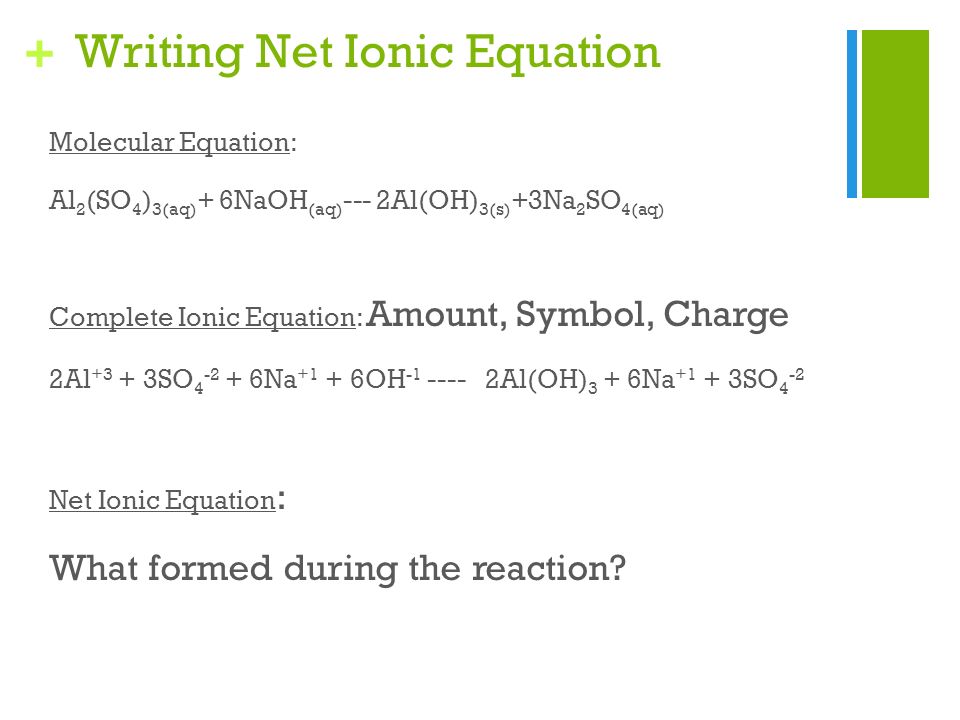 writing ionic equations writing ionic equations