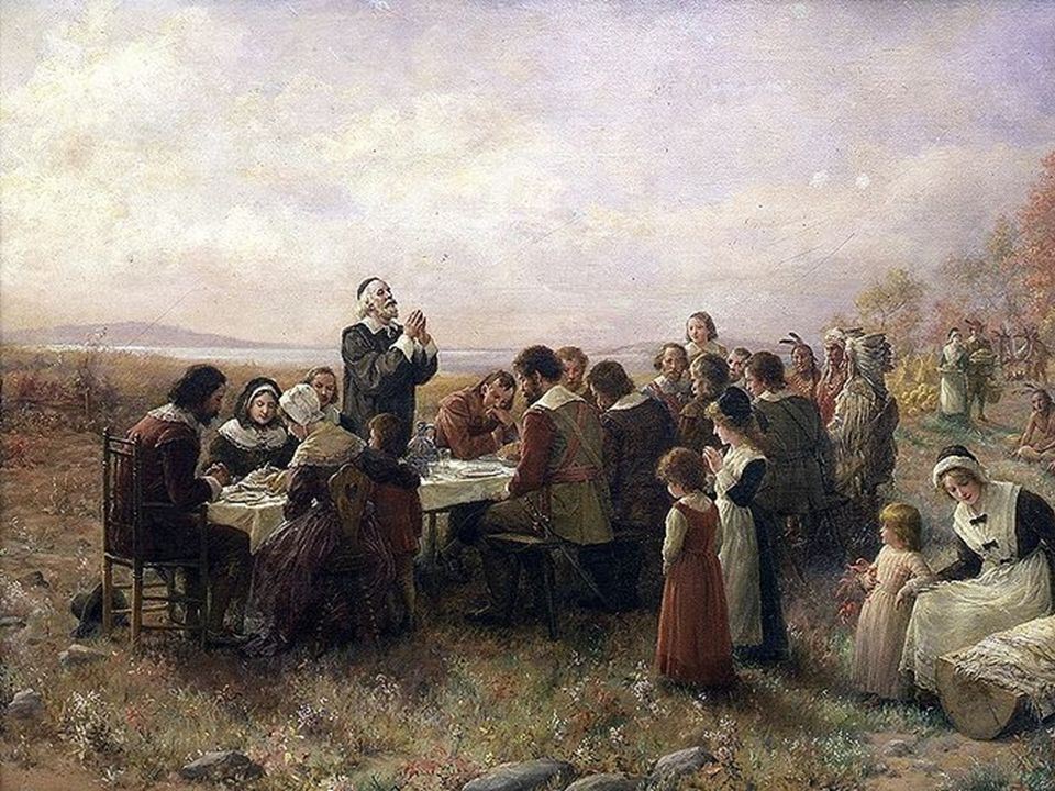 The Pilgrims Celebrate Sometime in the fall, the Pilgrims held a celebration for the blessings of a good harvest.