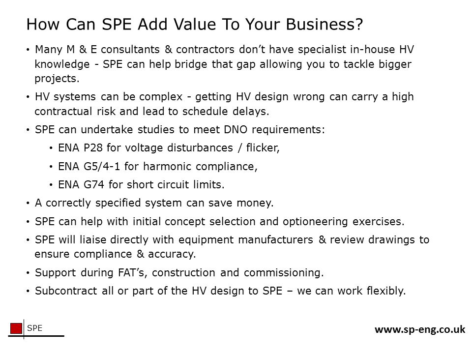 How Can SPE Add Value To Your Business.