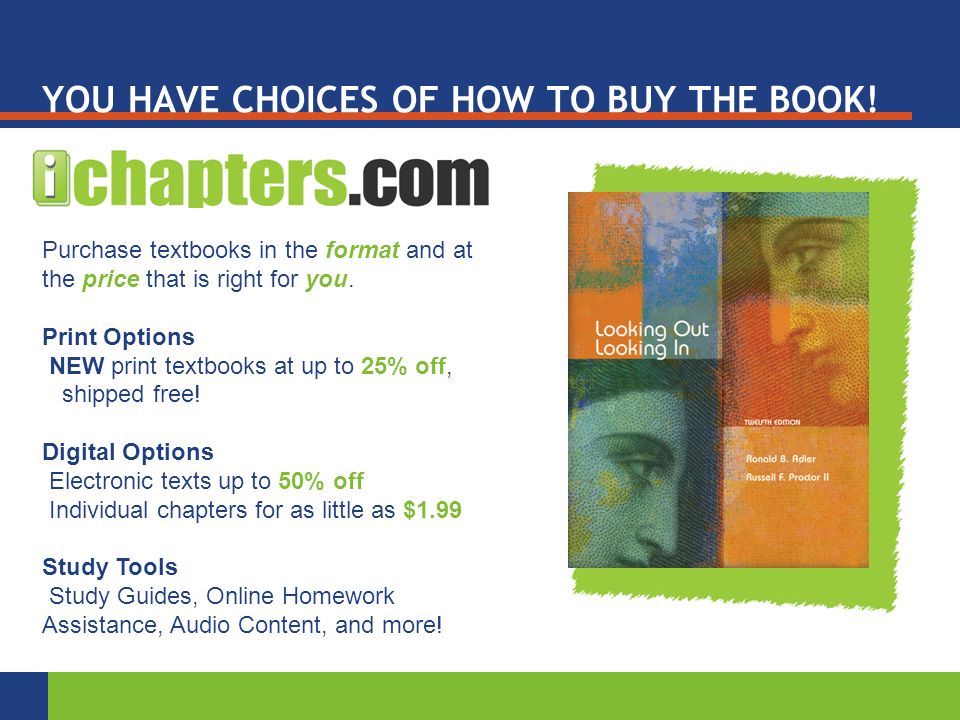 YOU HAVE CHOICES OF HOW TO BUY THE BOOK.