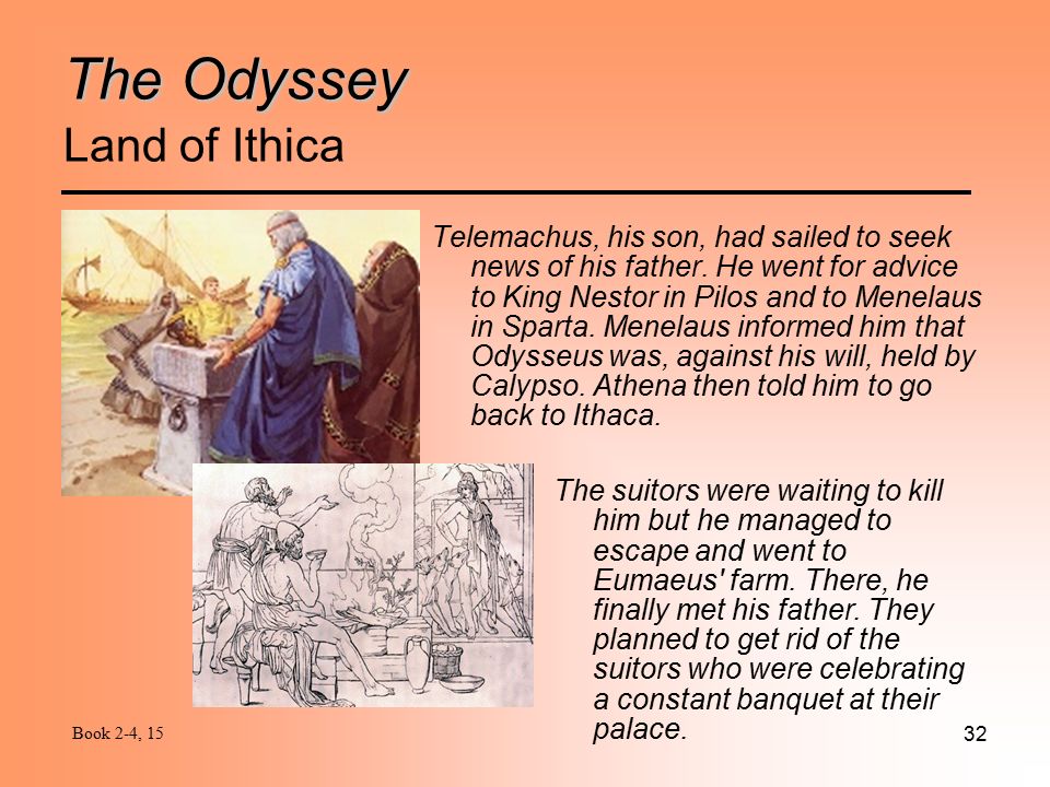 a letter from telemachus to odysseus in odyssey by homer A summary of themes in homer's the odyssey learn exactly what happened in this chapter, scene, or section of the odyssey and what it means perfect for acing essays, tests, and quizzes, as well as for writing lesson plans. a letter from telemachus to odysseus in odyssey by homer A summary of themes in homer's the odyssey learn exactly what happened in this chapter, scene, or section of the odyssey and what it means perfect for acing essays, tests, and quizzes, as well as for writing lesson plans.