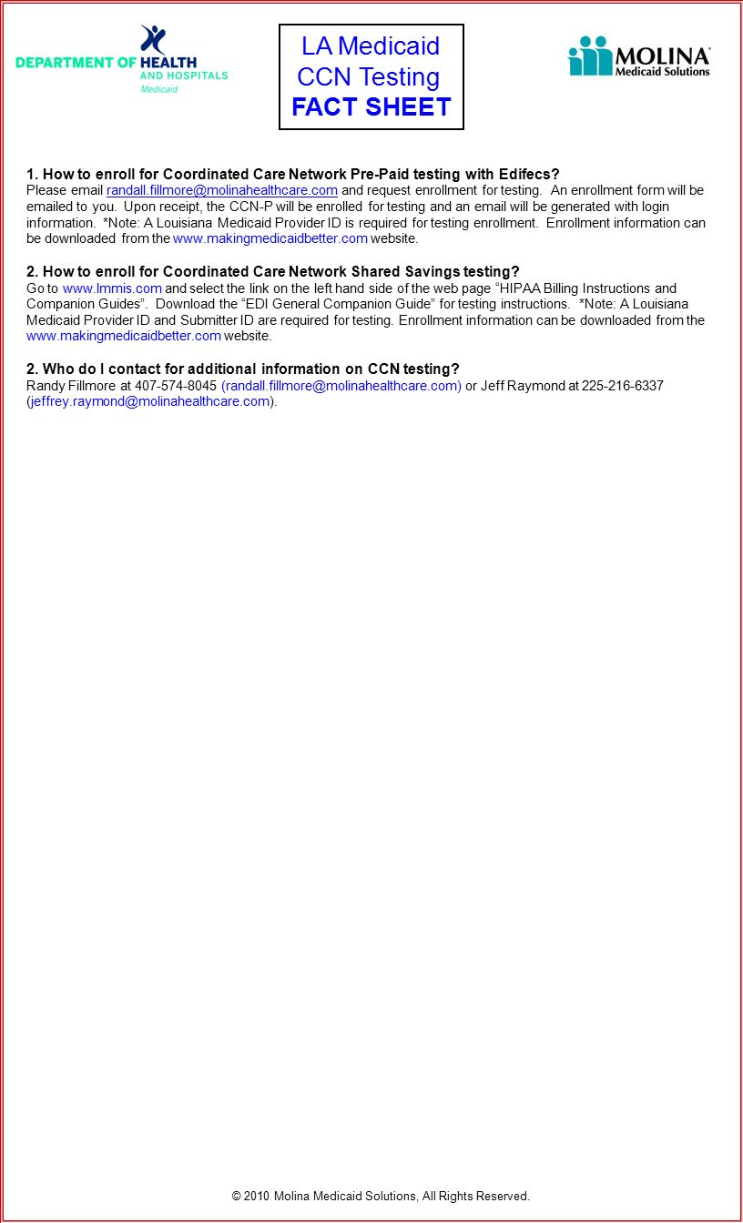 molina medicaid solutions