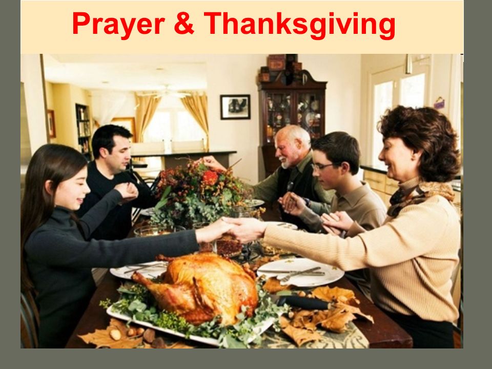 Prayer & Thanksgiving