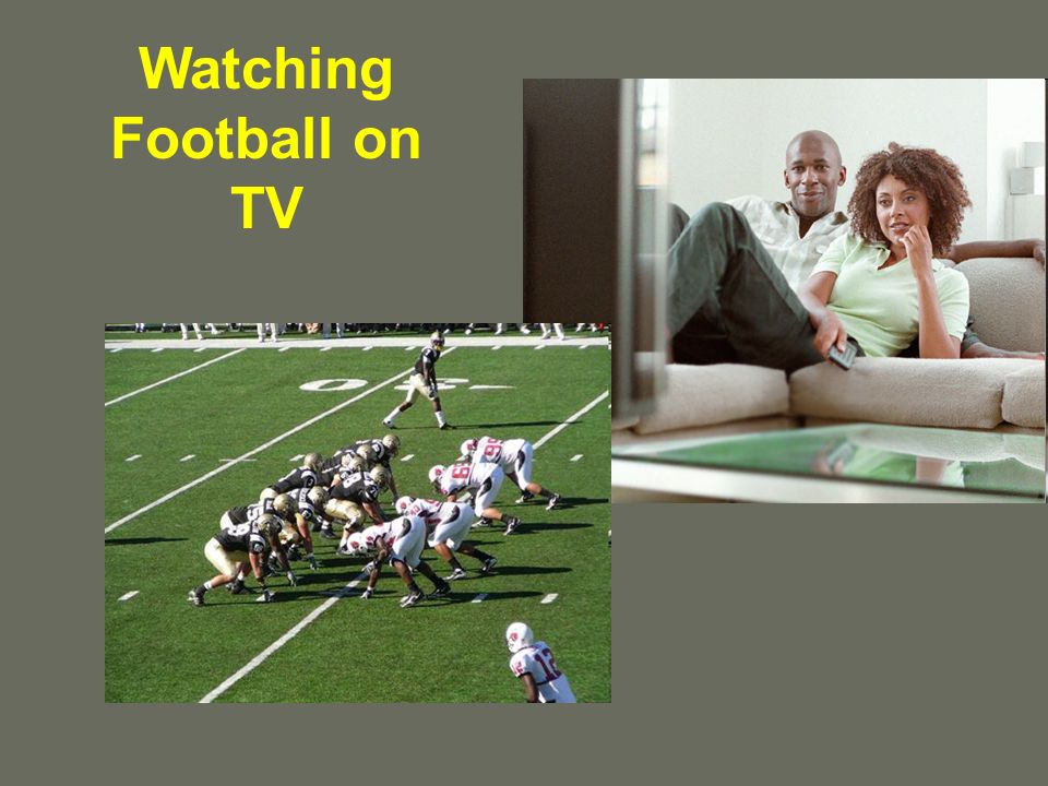Watching Football on TV