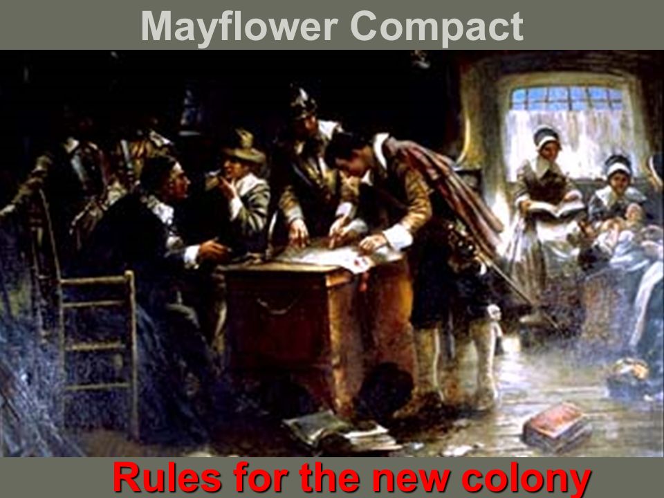 Mayflower Compact Rules for the new colony