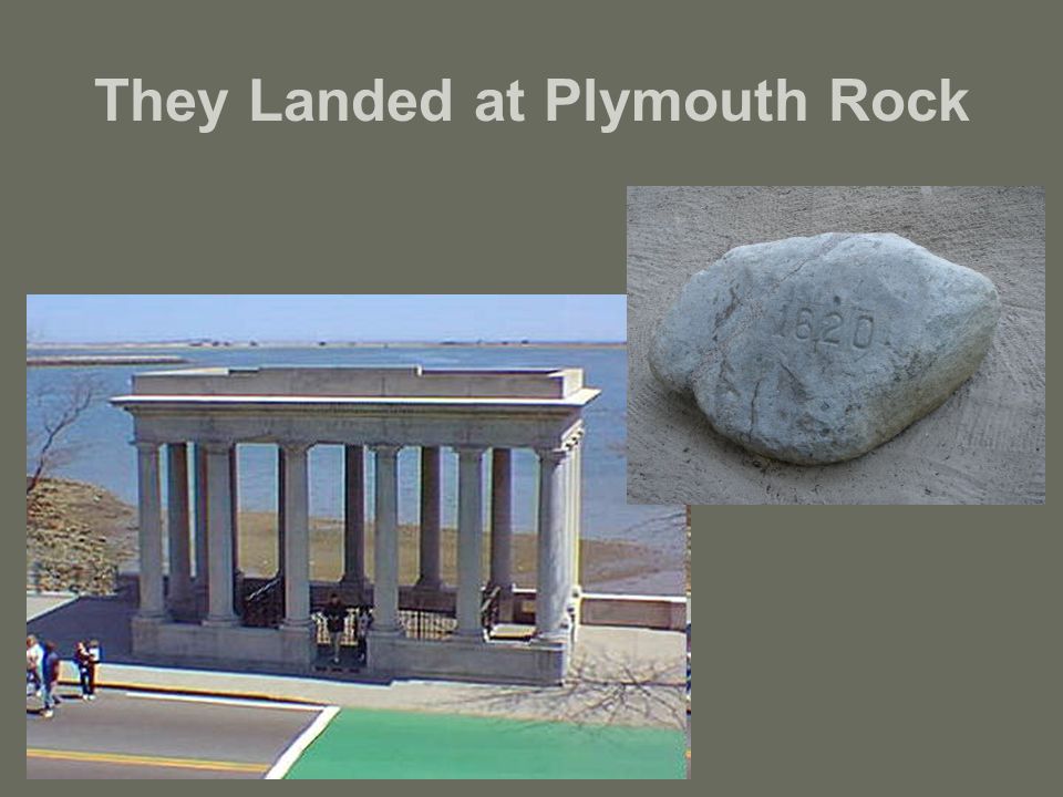 They Landed at Plymouth Rock