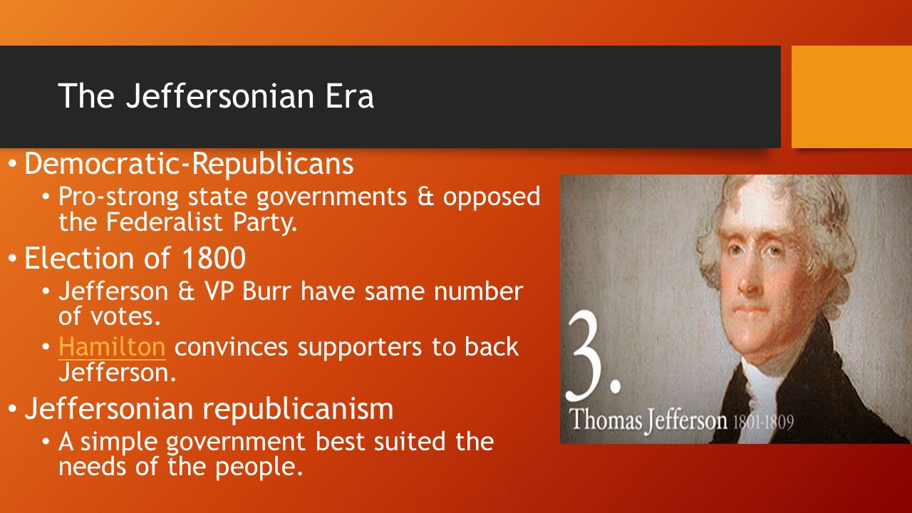 federalist views and actions during the time of thomas jeffersons presidency The federalist party originated in opposition to the democratic-republican party in america during president george washington’s first administration. federalist views and actions during the time of thomas jeffersons presidency The federalist party originated in opposition to the democratic-republican party in america during president george washington’s first administration.
