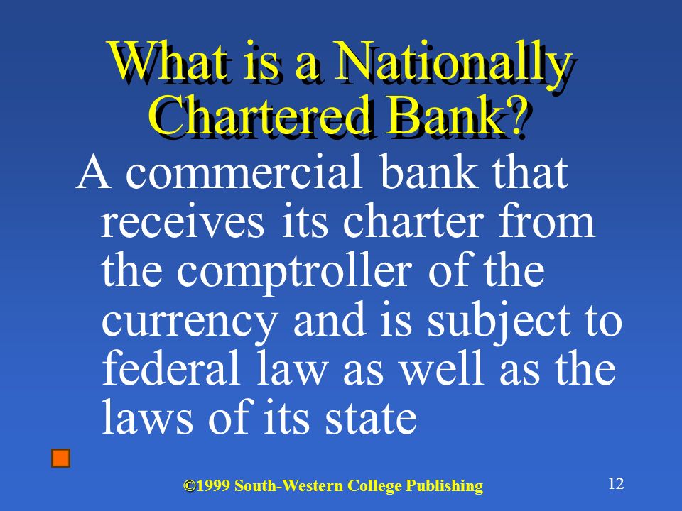 11 What are the two types of banks.