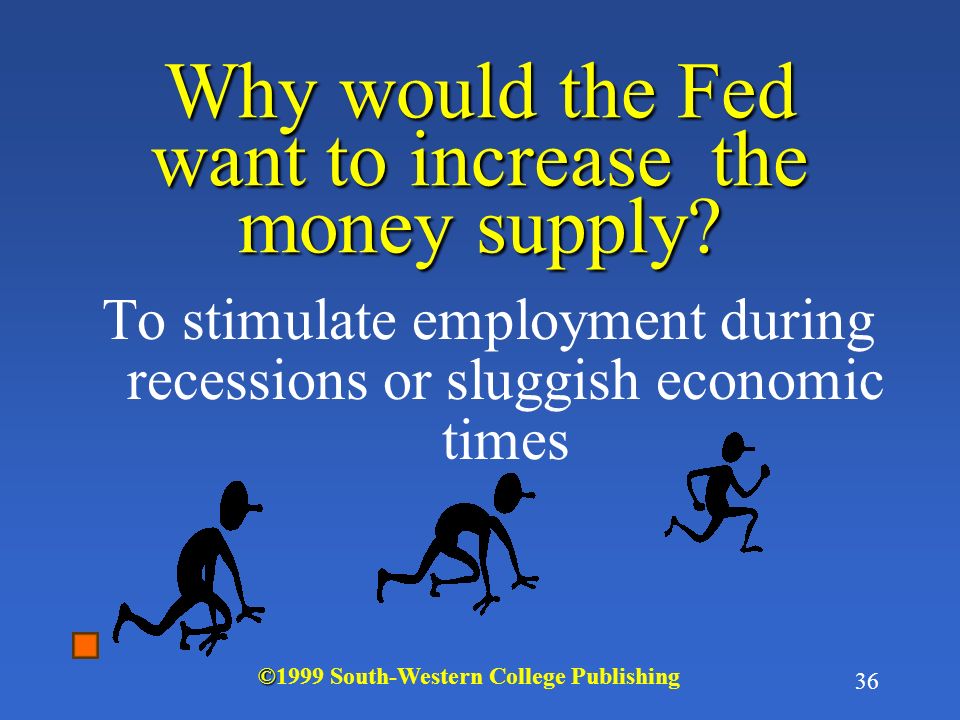 35 Why would the Fed want to decrease the money supply.