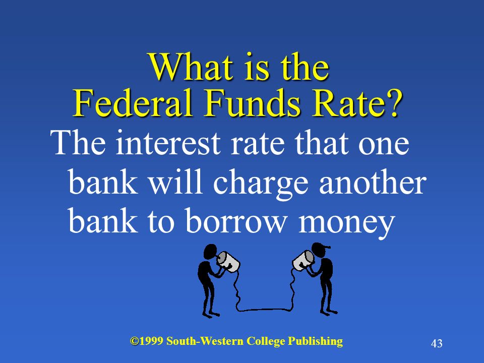 42 Note that Fed policies can affect interest rates, such as the Federal Funds Rate