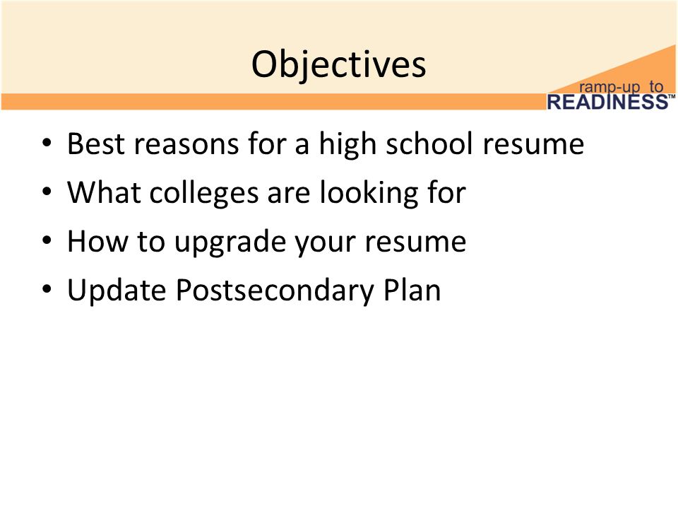update resume