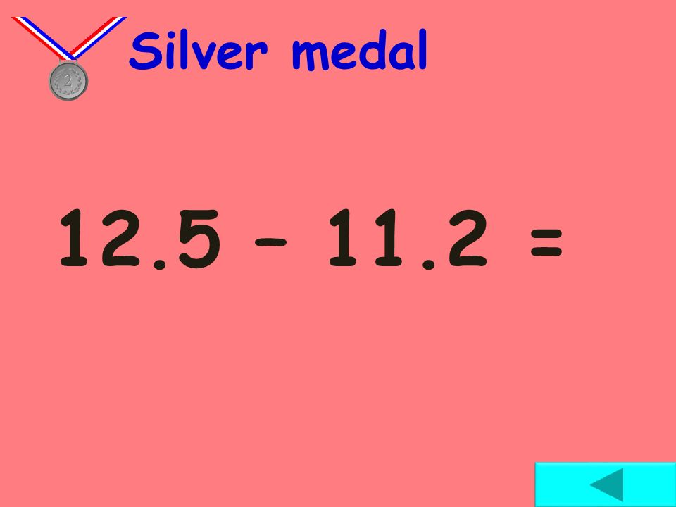 6.78 – 4.56 = Bronze medal