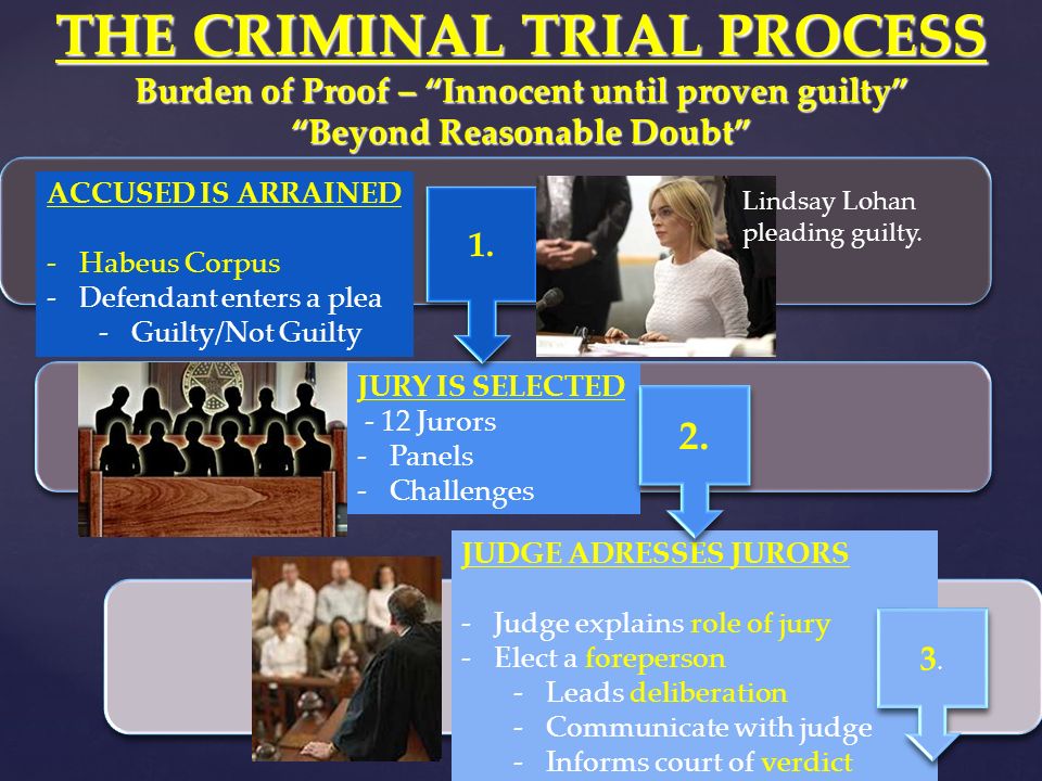 the criminal trial process While many citizens think the real action in the criminal courts happens during trials, they are wrong in that assessment ninety percent of criminal cases are. the criminal trial process While many citizens think the real action in the criminal courts happens during trials, they are wrong in that assessment ninety percent of criminal cases are.