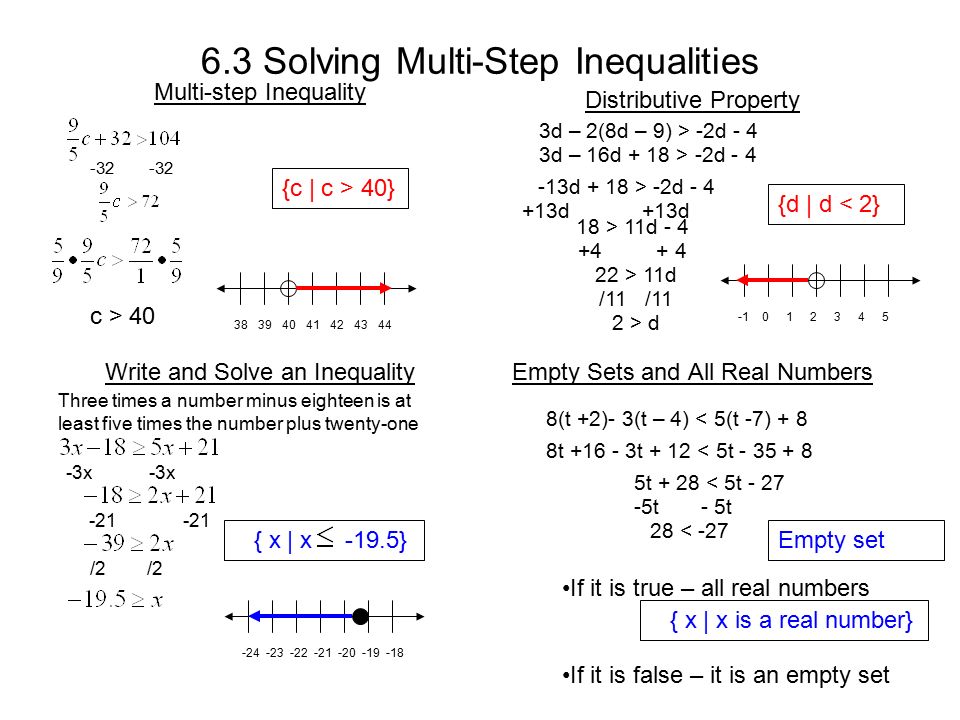Chapter 6 Solving Linear Inequalities. 6.1 Solving Inequalities by ... Chapter 6 Solving Linear Inequalities. 6.1 Solving Inequalities by ...